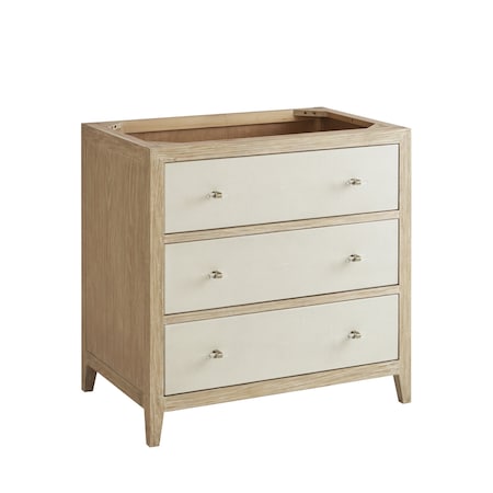 James Martin Vanities 36'' Single Vanity, Sunwashed Oak with Embossed Shagreen D604-V36-SHG